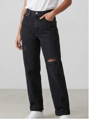 Abercrombie & Fitch Curve Love 90's Relaxed High Rise Jeans